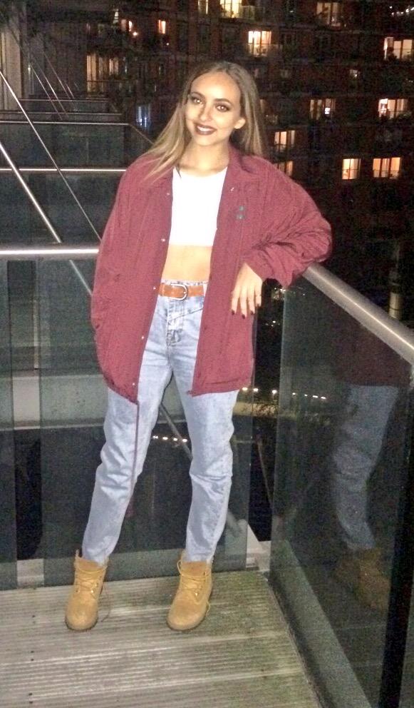 LittleMix's tweet photo. Love my @PUMA jacket 😍 ❤️ 💋 🌹 🐾 💃🏻 xxjadexx http://t.co/wqiDmo69iU