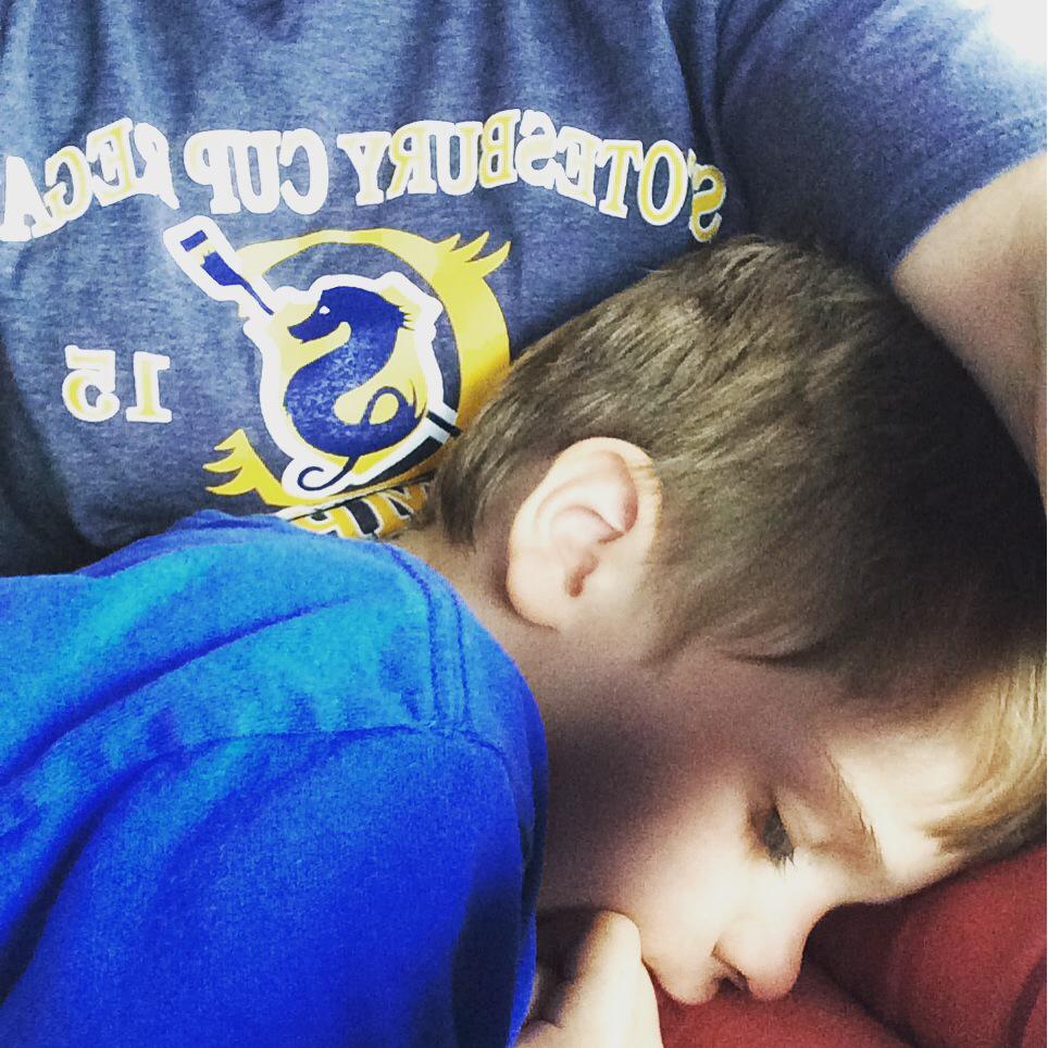 montclairhscrew's tweet photo. Proud of our great team. Well done to everyone. Our littlest supporter takes a well earned rest. http://t.co/JNyadIhKdY