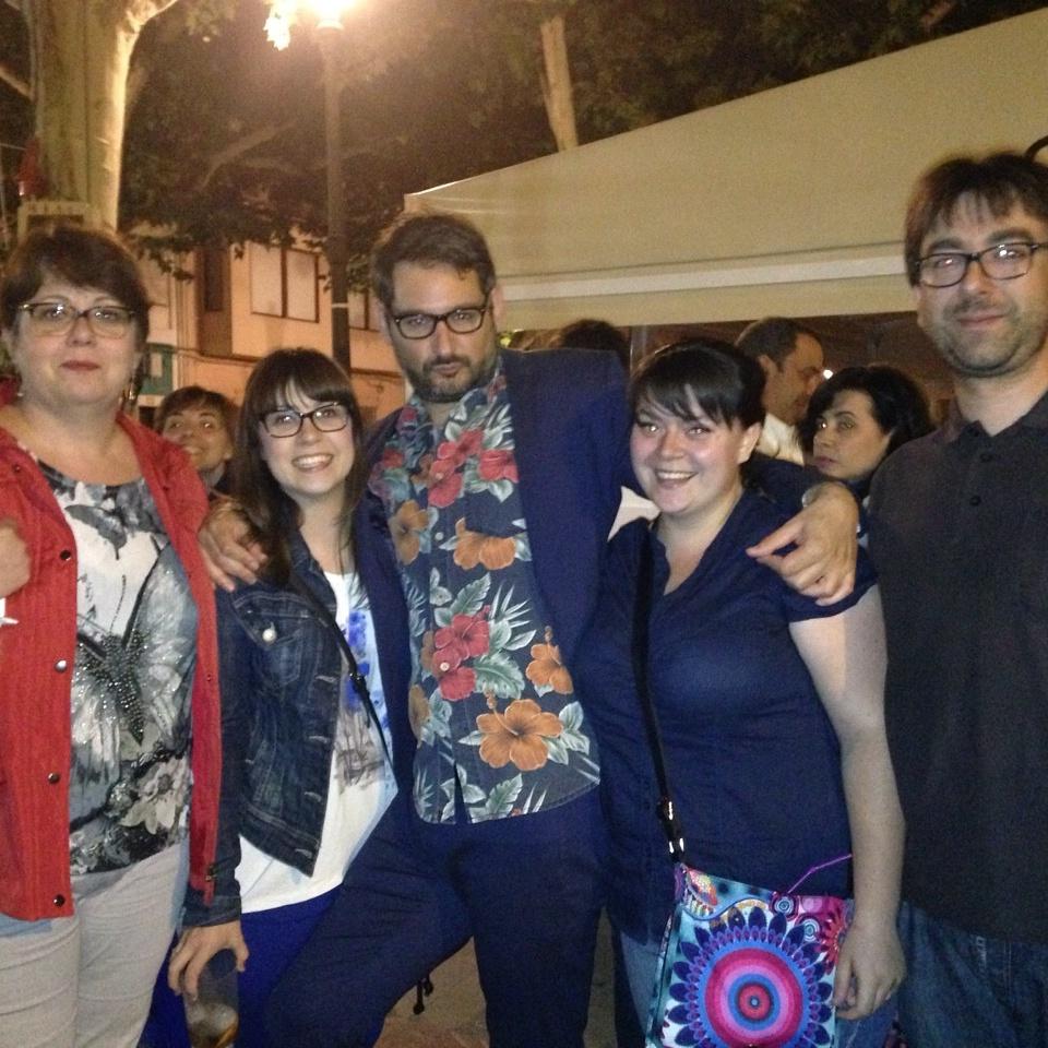 Silviarosalen's tweet photo. Amb @EugeniAlemany en #Carcaixent http://t.co/jWD9pkVBLR