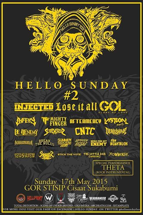 Hari ini, 17 Mei 2015
HELLO SUNDAY #2 GOR STISIP CISAAT SUKABUMI
<a href="/hellosundayfest/">#HS2015</a>