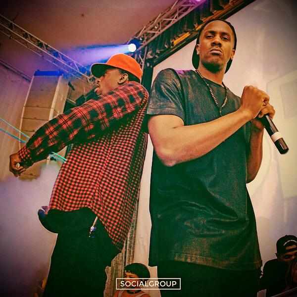 datboisteezy_'s tweet image. Me &amp;amp; the Brotha @brandenking on stage bringin that energy to the crowd.. #controlthecrowd