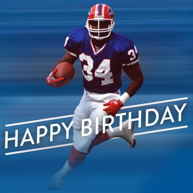  To NFL defenses, he was a nightmare.
To everyone else, he was Thurman.

Happy 49th Birthday, Thurman Thomas! b 