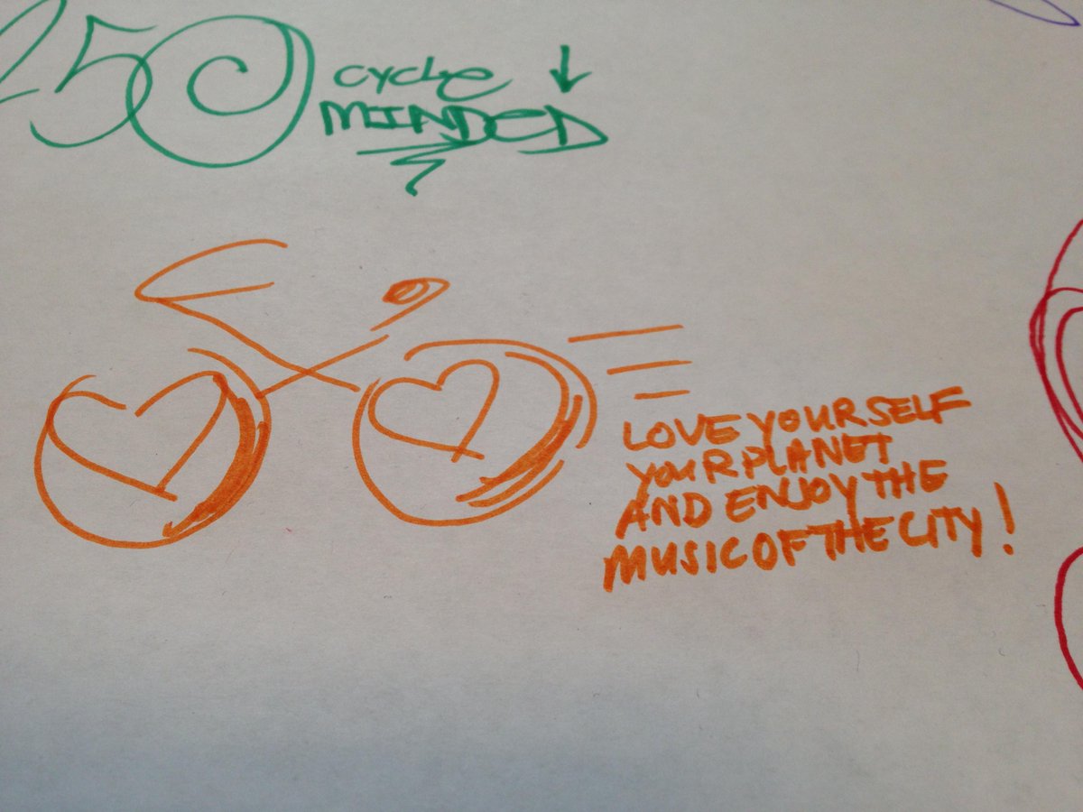 lesliegoodbar's tweet photo. Thank you @LADOTBikeProg for the cute bike socks and bottle! #WhyIRide #BikeWeekLA #LADOTBikeProgram #TableGraffiti http://t.co/KL8OrZDx0k