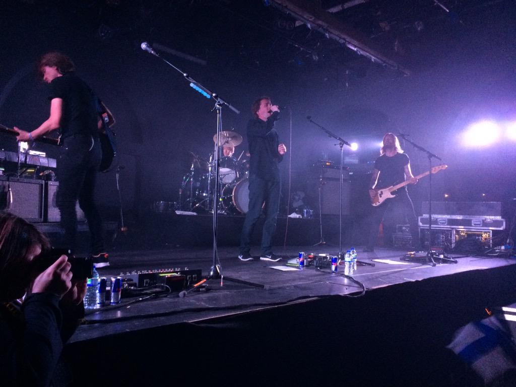 Colonel_Blofeld's tweet photo. Band no.40: @mew at the @TOMvenue #BestOfTheFestival #SignedLPs #LookingForwardToWednesday http://t.co/gJKS6tenWH