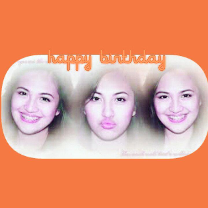 Happy birthday  julie anne san jose   