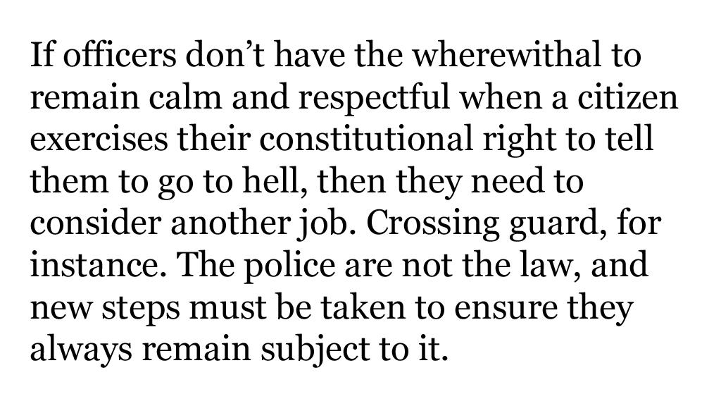 globeandmail's tweet image. Globe Editorial: How to ensure police obey the law, rather than become it trib.al/EiVH0Ub