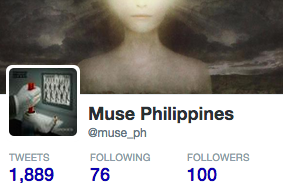 muse_ph's tweet photo. 100 FOLLOWERS! THANK YOU GUYS! :D We're still on a #PinoyMuserHunt, so let's get all those #PinoyMusers together! http://t.co/RvPgTgGADs