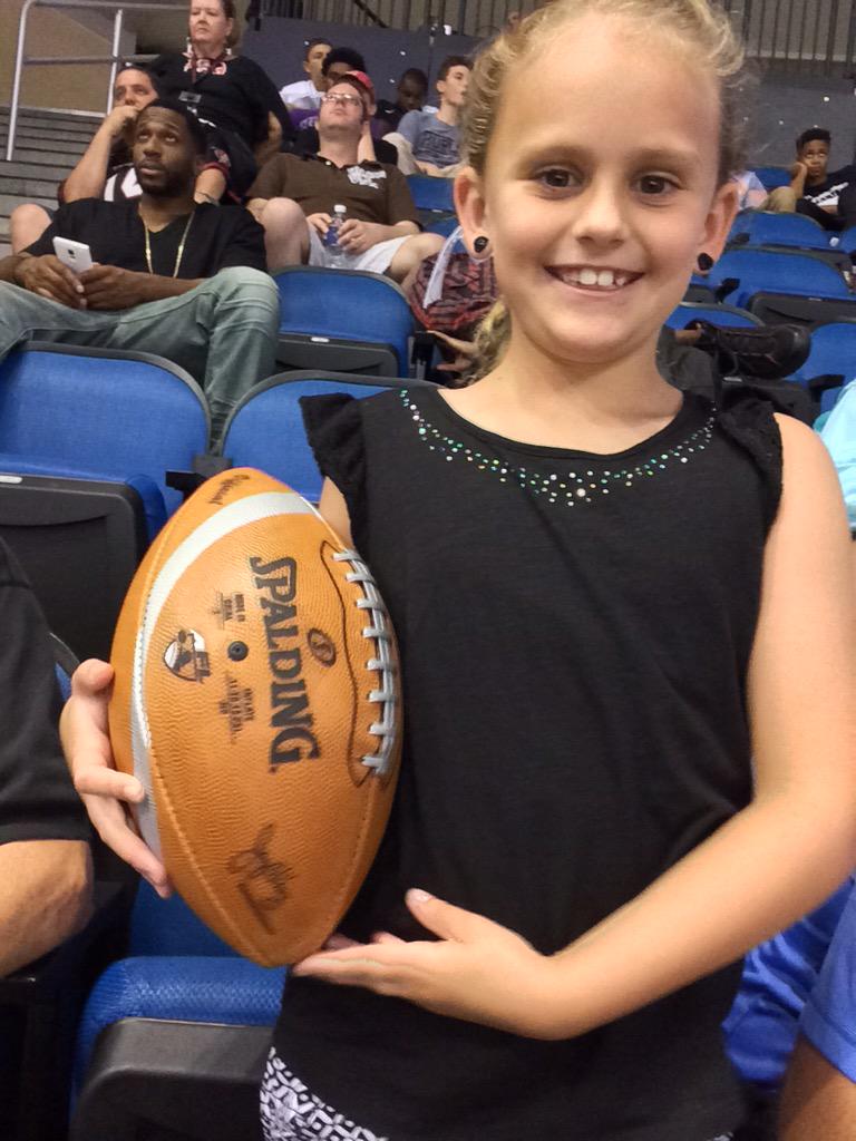 toddagilmore's tweet photo. game ball #FearTheJungle http://t.co/Ow32AyRtID