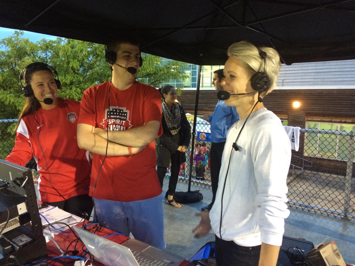 WashSpirit's tweet photo. Thank you @LoriLindsey6 and @DjFlowe for joining us for halftime interviews tonight! #WASvSBFC http://t.co/0YEeCh3HtQ