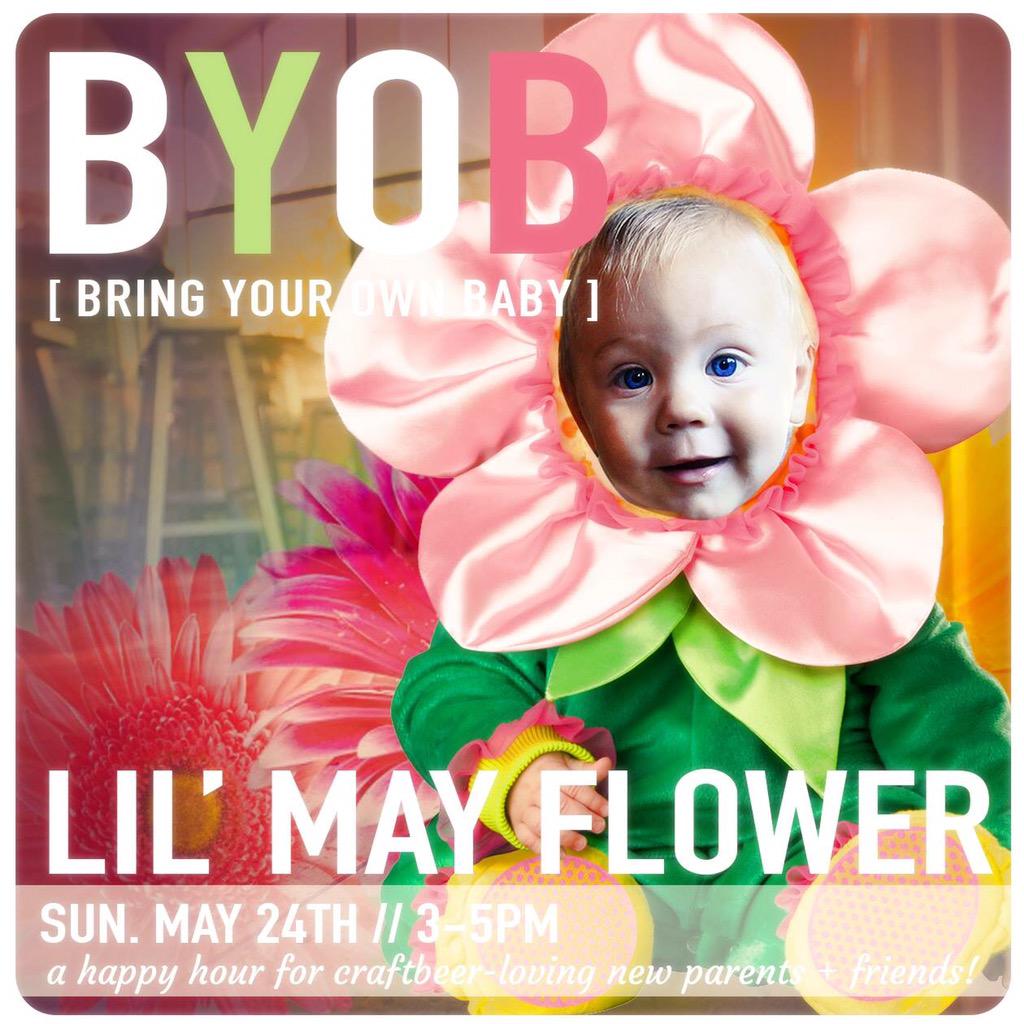 littletaphouse's tweet photo. BYOB // Lil' May Flower :: Spring has sprung at Little Tap House! π Join us Memorial Day Weekend! #craftbaby #beer http://t.co/NbeCJm9ejY