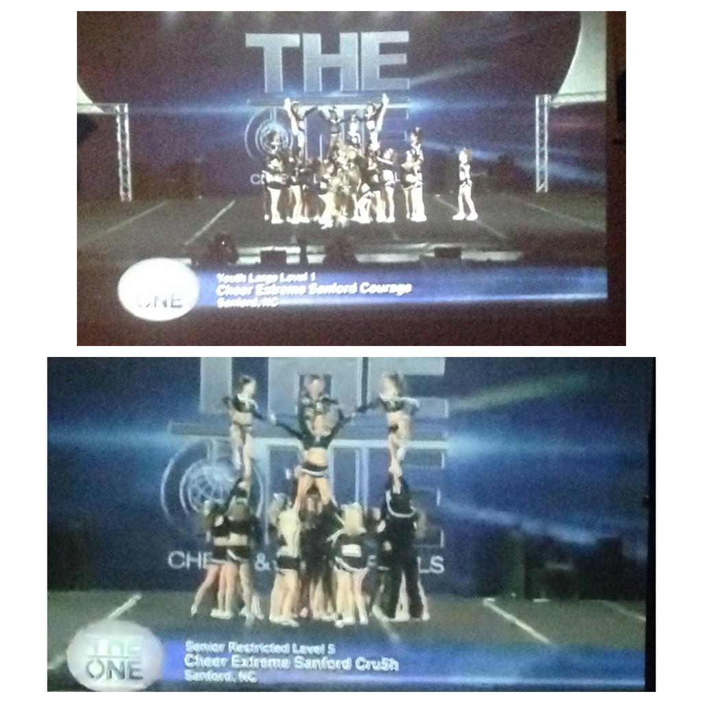 sanfordcheer's tweet photo. Proud of Courage L1 and Cru5h R5 representing @Champion_Cheer in @theonefinals Virtual Finals! http://t.co/ogQwvoOox7