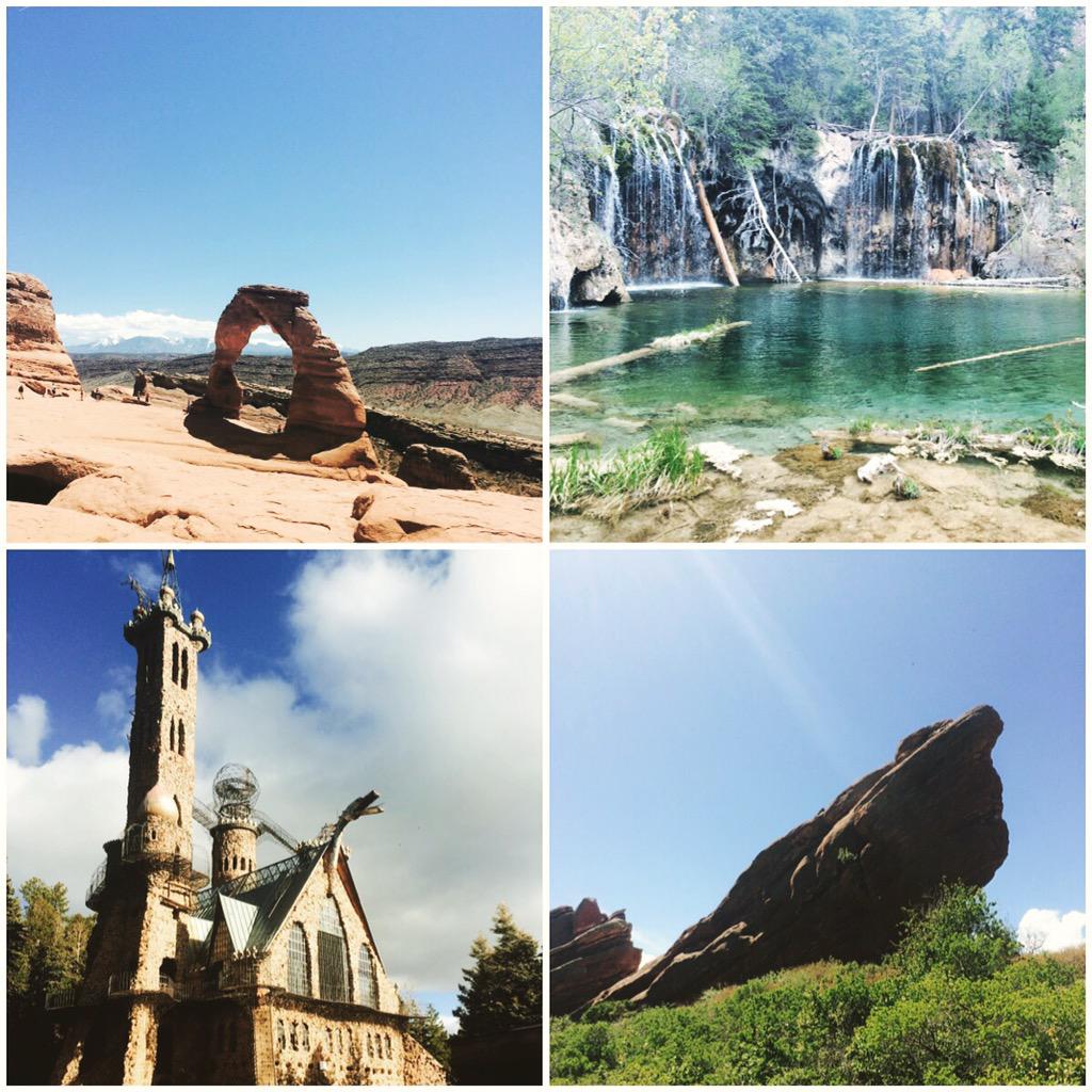 This week, I went somewhere different.1,000+ miles of adventure. #moab #hanginglake #bishop-castle #redrocks