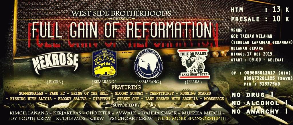 Pagi ini kami berangkat,here we go Jepara..smoga lancar tidak ada halangan apapun #FullGainOfReformation