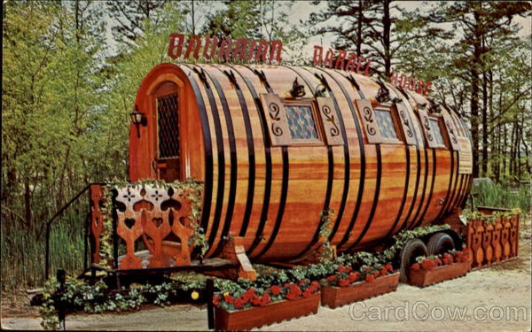 winewankers's tweet image. If you're going to travel around in a caravan you may aswell make it a #wine barrel !!