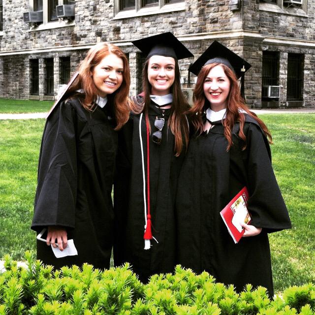 MsCorinne's tweet photo. So lucky I got to walk with my friends at Fordham's graduation #Fordham2015 http://t.co/HfqOT8jllT