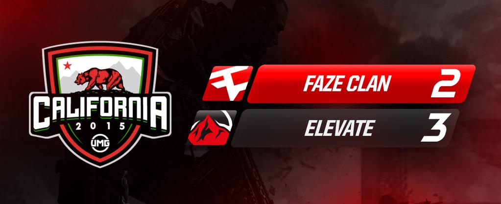 FaZeClan's tweet image. Ouch. eLv takes Game 5 with a resounding 6-0 score... but we're not worried. Lower bracket run is next! #FaZeUp