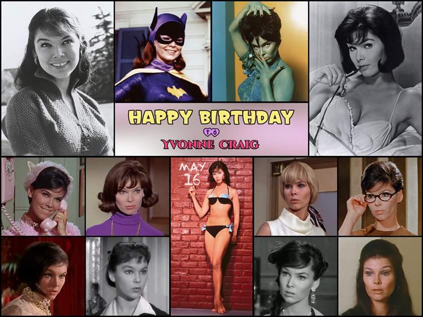 Happy Birthday to TV\s Batgirl, Yvonne Craig 