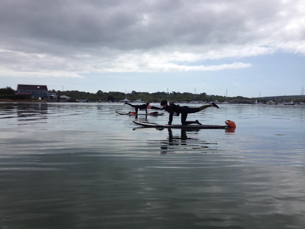 @KaliGreenYogini in action this morning <a href="/Tackt_Isle/">Tackt-Isle</a> in Bembridge.