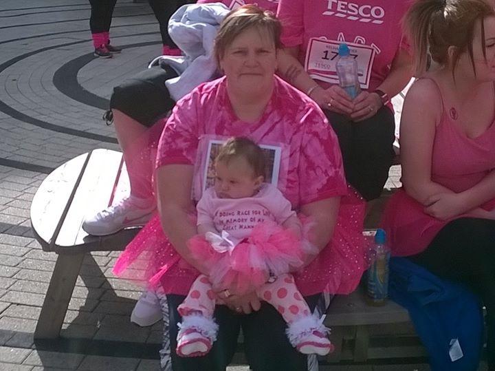 Me and luci finished race for life in just over 1 hr thank you everyone for your support