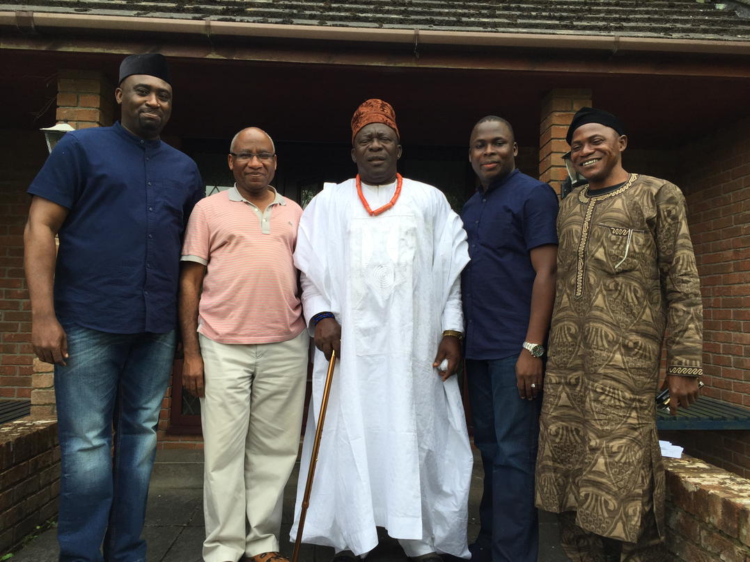 Michael01976769's tweet photo. His Majesty the Attah Igala in UK http://t.co/CktBbnAsD8