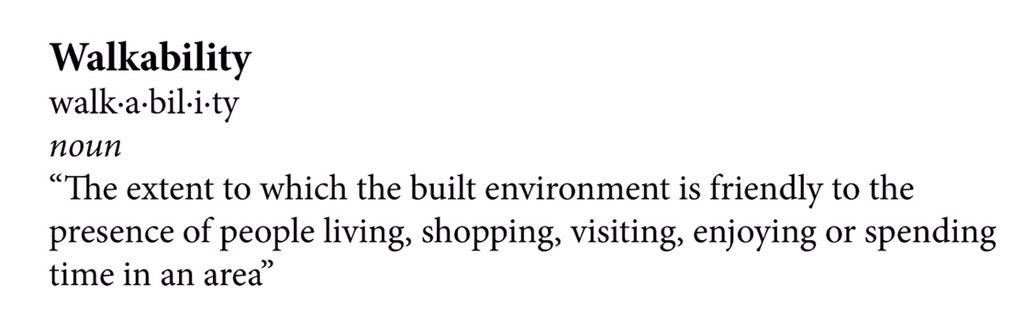 BrentToderian's tweet photo. Walkability, defined. http://t.co/PVicGWGBwq