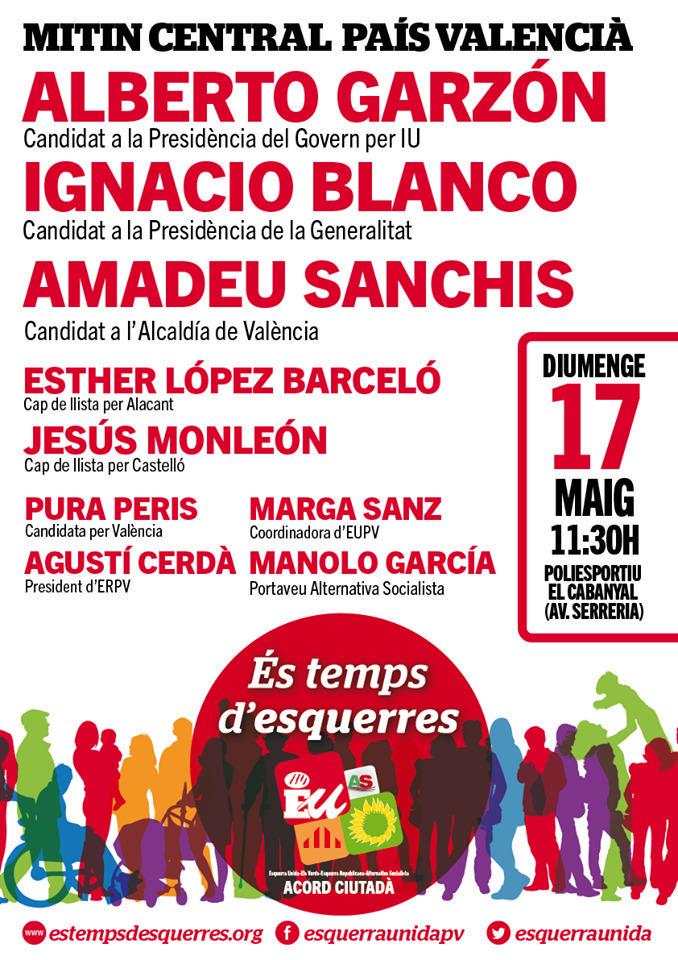 esquerraunida's tweet photo. A les 11:30, ens veiem al Poliesportiu del Cabanyal! http://t.co/UqCf1yhPSB