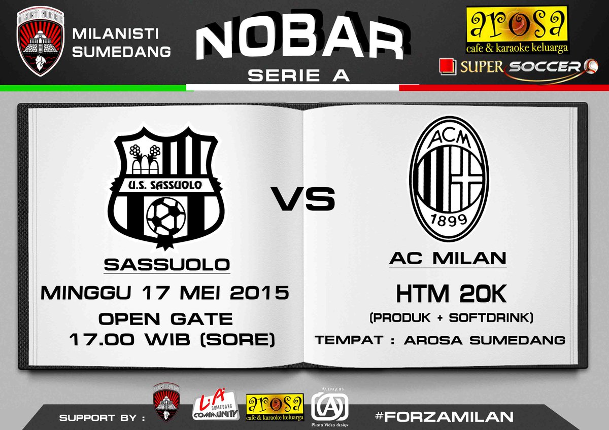 yoggigoy's tweet image. @infomilan1899 nobar milanisti sumedang
