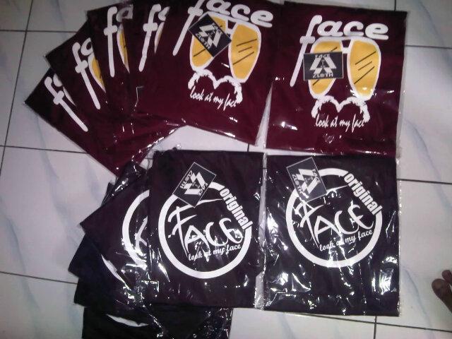 Ready stock "Face Cloth".. Harga 85k, size fit to L. untuk pemesanan hub Bbm: 2A831818 sms/tlp : 089649435048