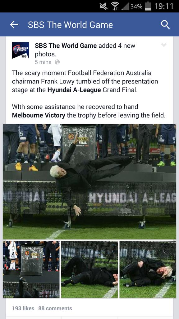 TrickyFC's tweet photo. Poor fucking taste by @TheWorldGame #ALeageGF http://t.co/GyMfFpX07Q