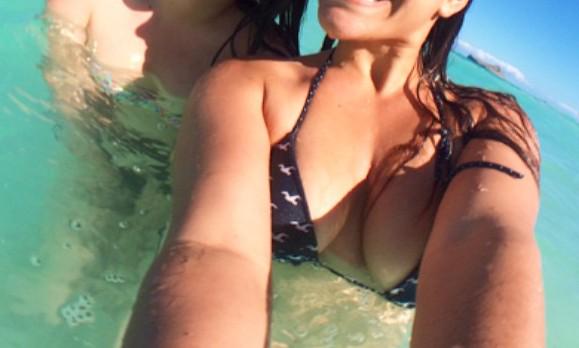 GetSapna79's tweet photo. Rekha and me #fun in water. looks like #tarkarli comes to an end.. leaving for home. thnks @rekha you a lovly company http://t.co/3qCjPryr7q