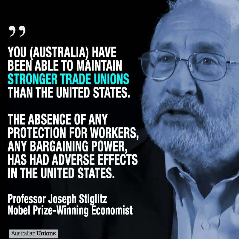 NarelleRich's tweet photo. Hear, hear.  Unions are an integral part of Australian Society http://t.co/WSm5AnYvJE