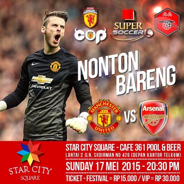 UtdIndonesiaPKU's tweet photo. #NobarPKU #MUFC vs Arsenal w/ @AIS_PKU | MALAM INI, Open Gate : 20.30 Wib | Info : 5559203C (Official CoP) @infoPKU http://t.co/xUDB5rI6lZ