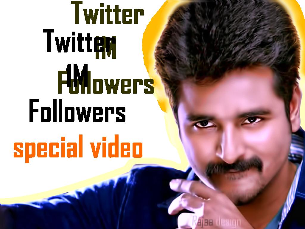 Sivakarthikeyan reaches 1 mn followers on Twitter