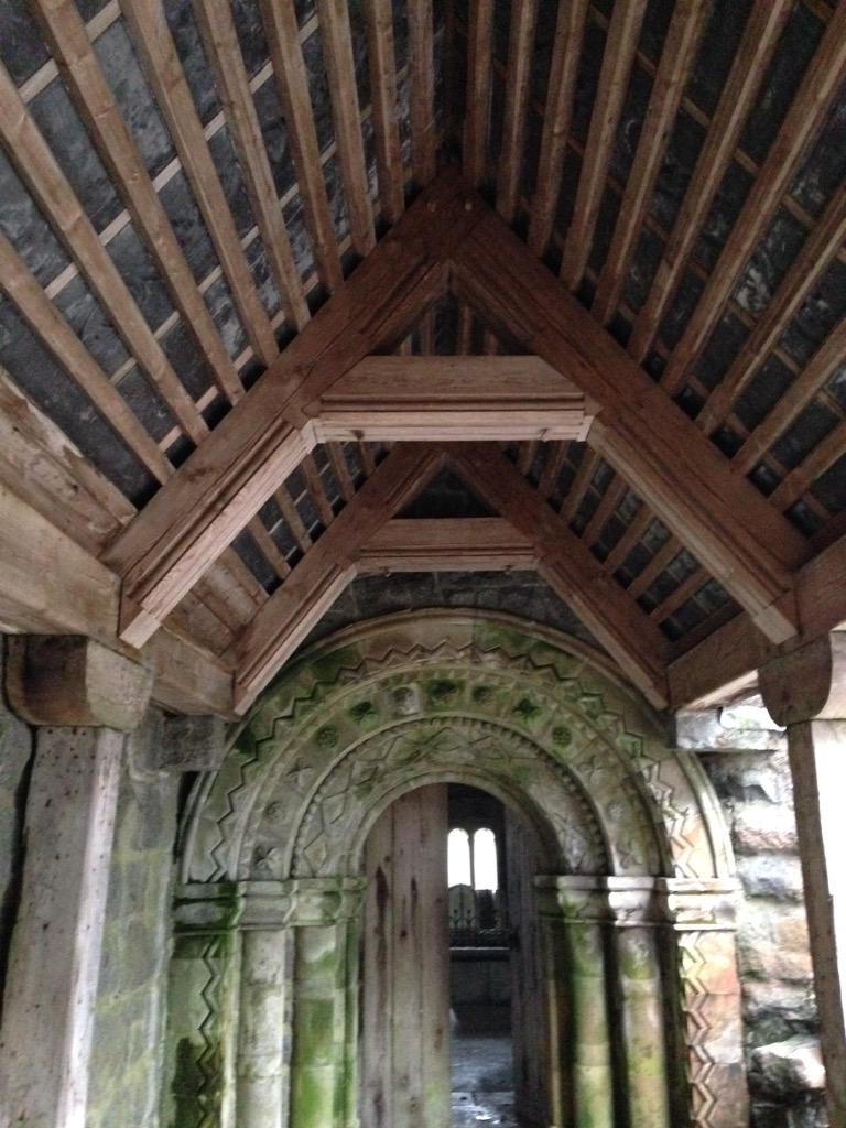 Michael_Goodger's tweet photo. A very eclectic mix of #architecture at Conans Kirk Loch Awe plus some amazing guttering! #Scotland http://t.co/dg1uAk6KxD