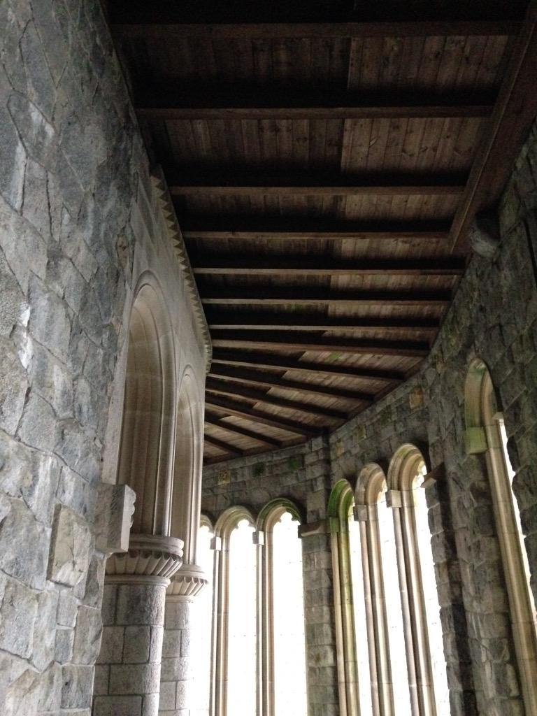 Michael_Goodger's tweet photo. A very eclectic mix of #architecture at Conans Kirk Loch Awe plus some amazing guttering! #Scotland http://t.co/dg1uAk6KxD