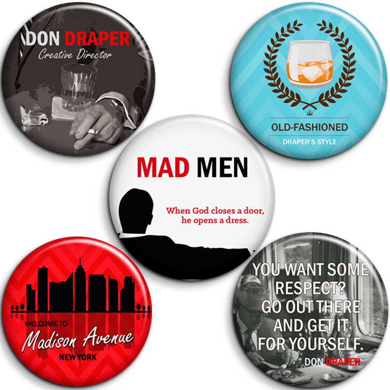 flotete's tweet photo. ¿Preparados para el final de #MadMen? Nosotros ya estamos esperándolo con estas super chapas http://t.co/3rXMbTgplD http://t.co/aBXWlpHzdo