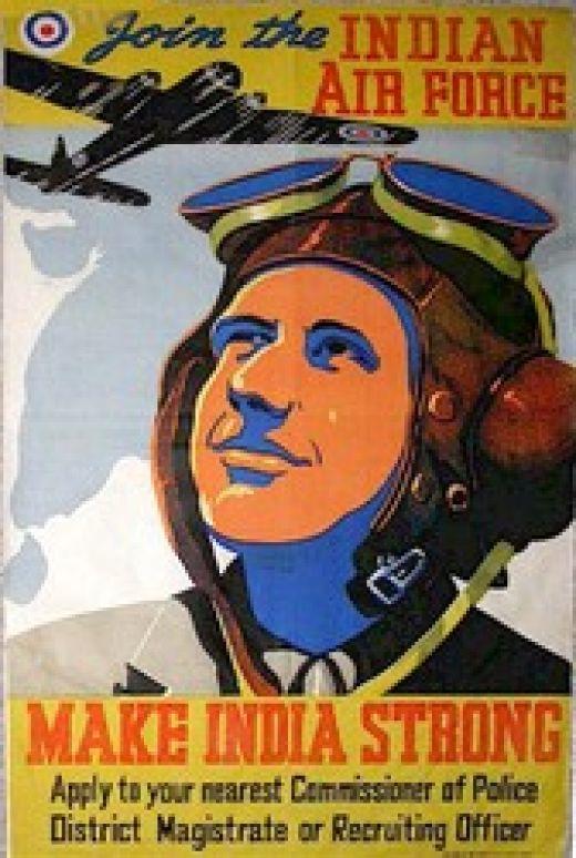 Historic_India's tweet photo. Join Indian Air Force, Vintage Ad http://t.co/5OuljILnSs