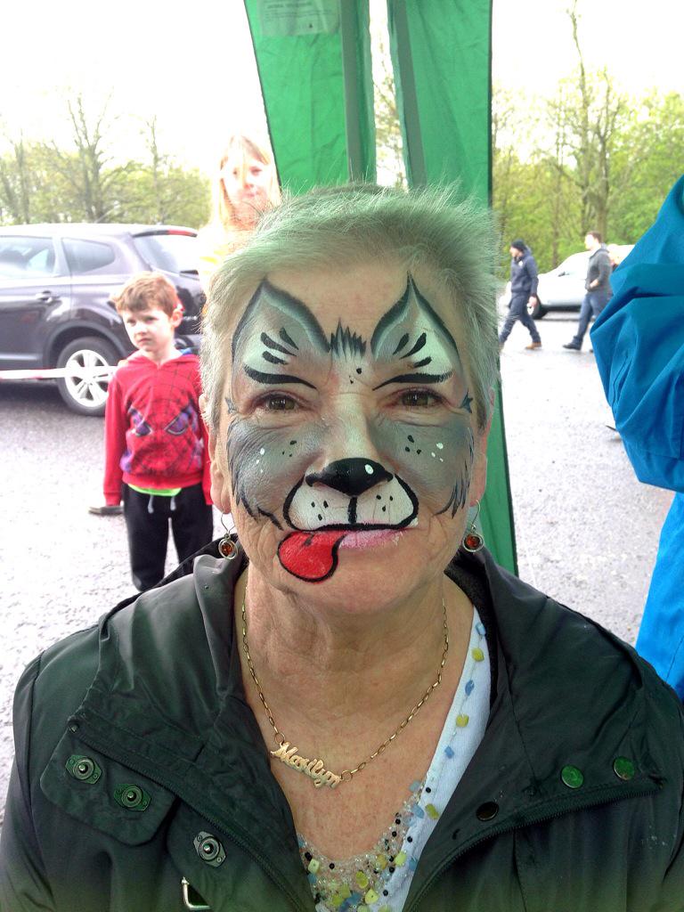 It was a pleasure to paint for <a href="/yorkhillcharity/">Stephen Stark</a> today event 'Drive for Lee' #facepaint #Yorkhill #Glasgow