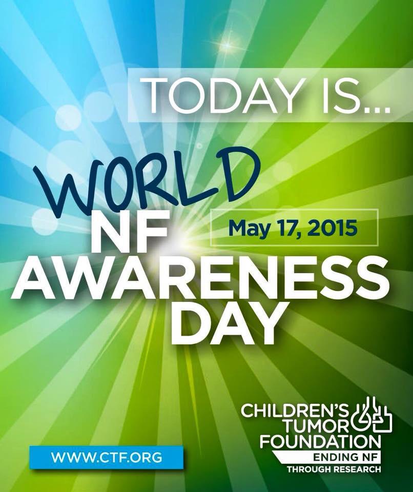 AnitaGribben1's tweet photo. @drewleathers Today is World NF Awareness Day. Please help us spread awareness so we can find a cure to #EndNF http://t.co/A3390hDO6B