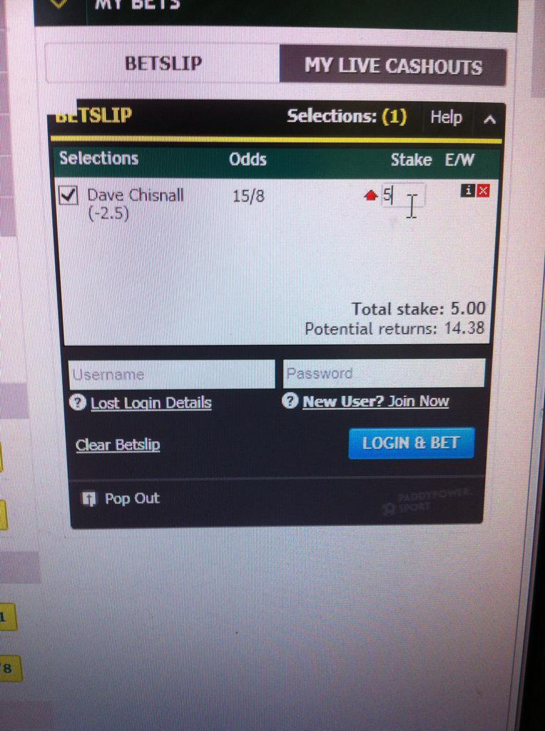 _utbookie5_'s tweet photo. @CommanderBets £5 please http://t.co/Uo7QxmIkja