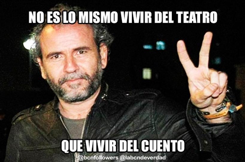 bcnfollowers's tweet photo. Vale ya de subvenciones a teatro politizado. La industria del teatro debe ser pública, y privada. #BCNFollowers http://t.co/zt7jcMm9U1