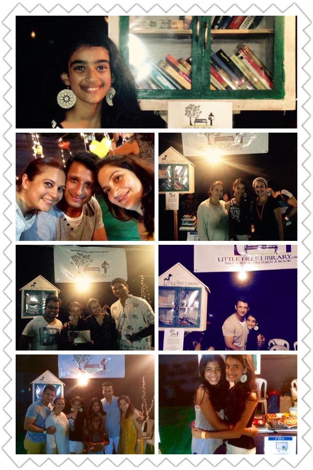lflmumbai's tweet image. At the #BombayLocal yesterday to #givebooks &amp;amp; promote the concept of Little Free Libraries :)