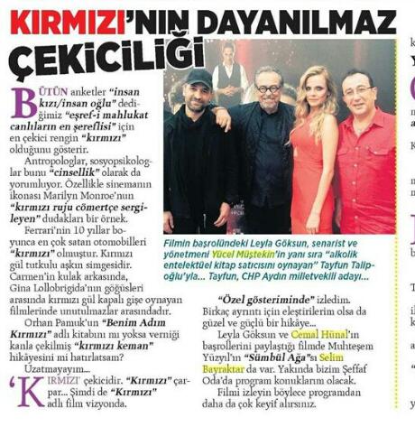 #Kırmızı vizyonda...
@GuneriCivaogIu <a href="/milliyet/">milliyet.com.tr</a> <a href="/LeylaGoksun/">Leyla Göksun</a> <a href="/YMustekin/">Yücel Müştekin</a> <a href="/ttbamteli/">tayfun talipoğlu</a>