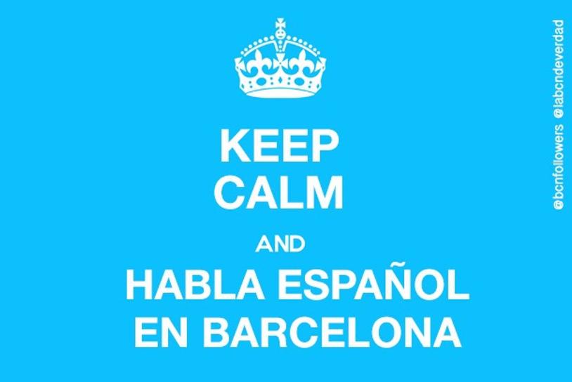 bcnfollowers's tweet photo. ¿Por qué no podemos comunicarnos tranquilamente en idioma que todos nos entendamos? Esto es convivir.
#BCNFollowers http://t.co/QnMxxaT7xR