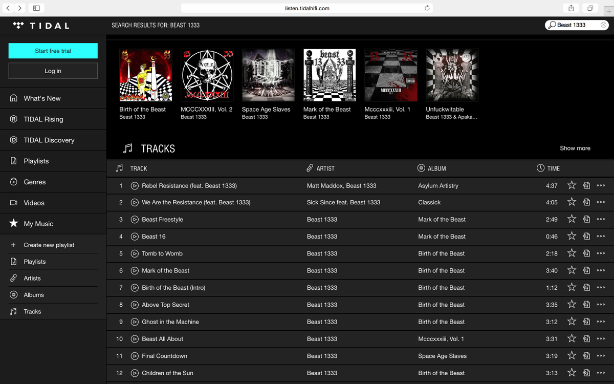 Beast1333's tweet photo. Beast 1333 is now on Tidal #beast1333 #templarsofhiphop #tidal #tidalmusicservice #tidalstreaming http://t.co/oX9gFbOxxo