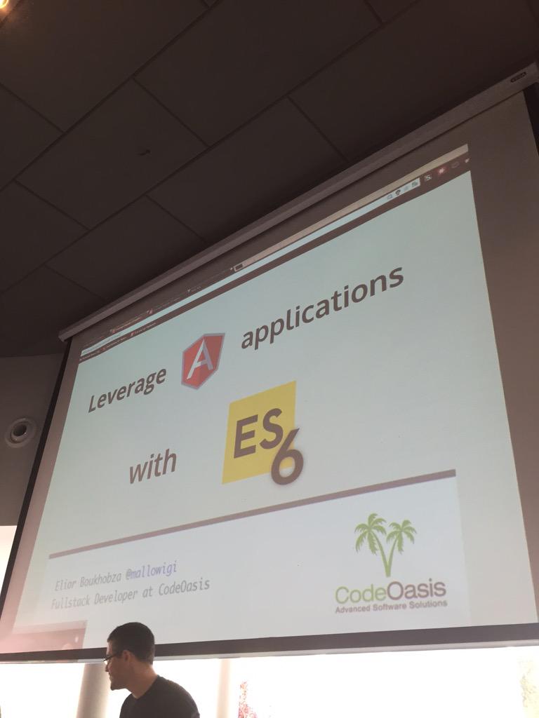 @ngconfil leverage #Angular apps with #ES6
