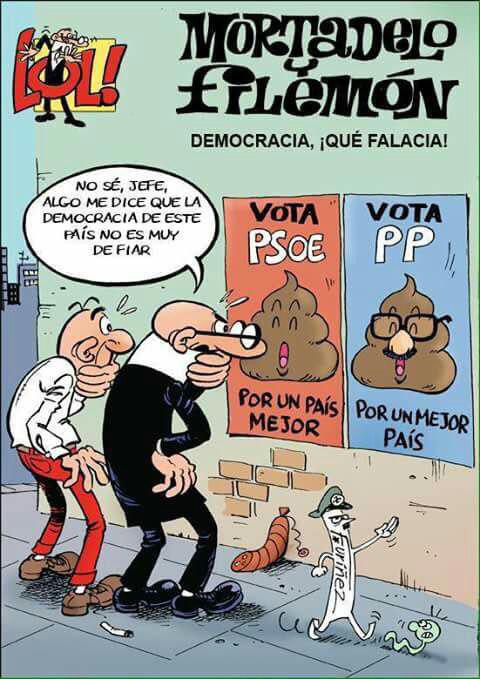 cineteacompane's tweet photo. Tan agudos como siempre! Buena portada de Mortadelo y Filemón :-)
#PPSOE #ppcorrupción #ppsoecomplices http://t.co/OLY8ZMDyll