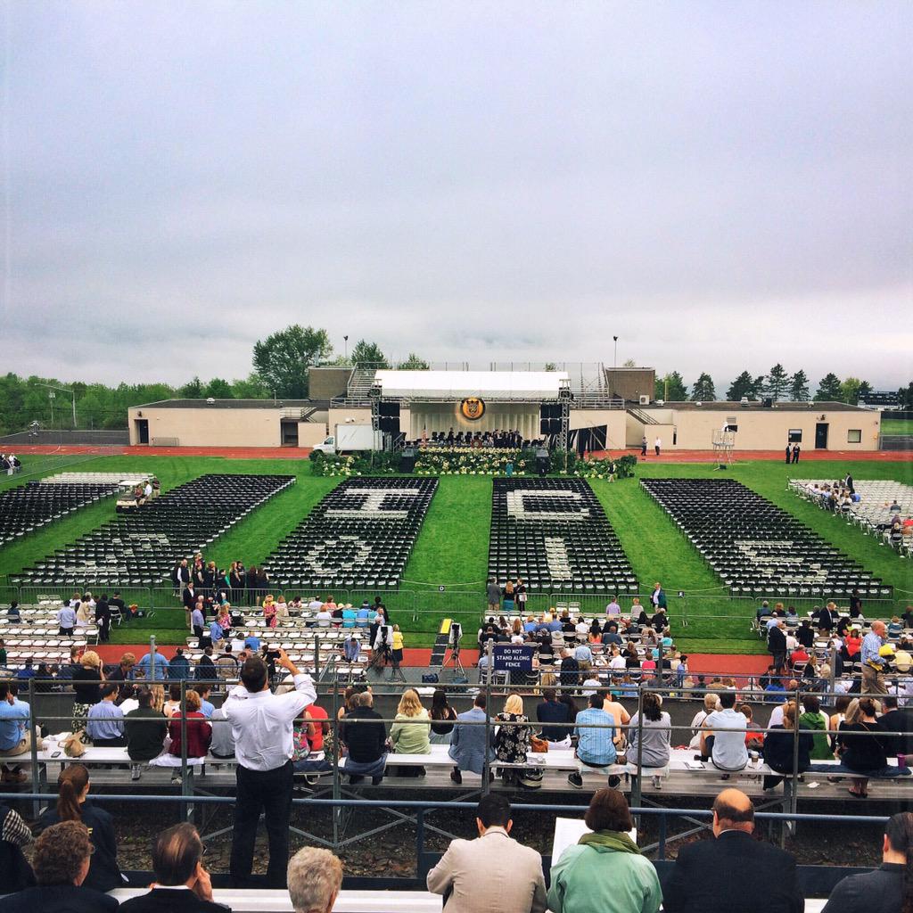 IthacaCollege's tweet photo. Happy Commencement Day @ICSeniors2015!! All that's missing is you! 🎓🎉 #ICgrads http://t.co/oQdqUdUOlP