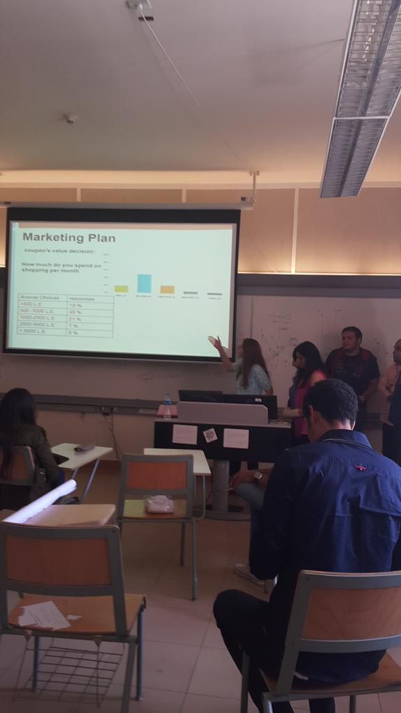 ElCherbini's tweet photo. Watching #offers4u @auc_mfc #ENTR4102 http://t.co/n0ULvZ35nl
