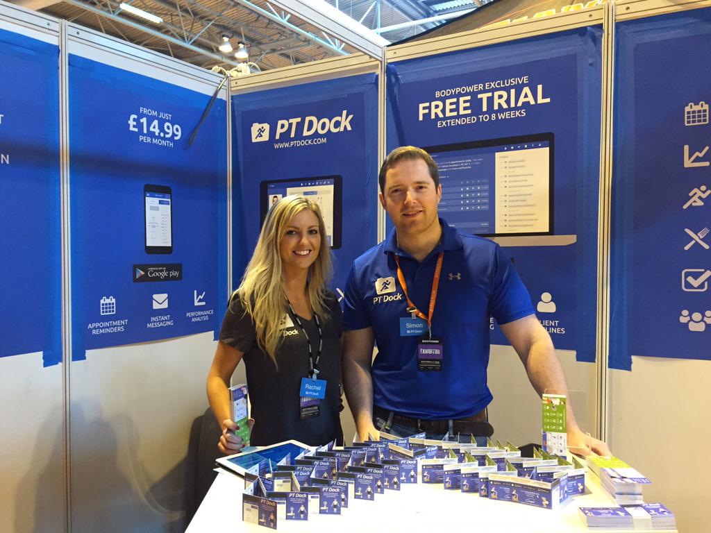 ptdockapp's tweet photo. Final day of #BodyPower come see us for an 8 week free trial! #bodypowerexpo #personaltrainer #app http://t.co/gQXHdr4u8m